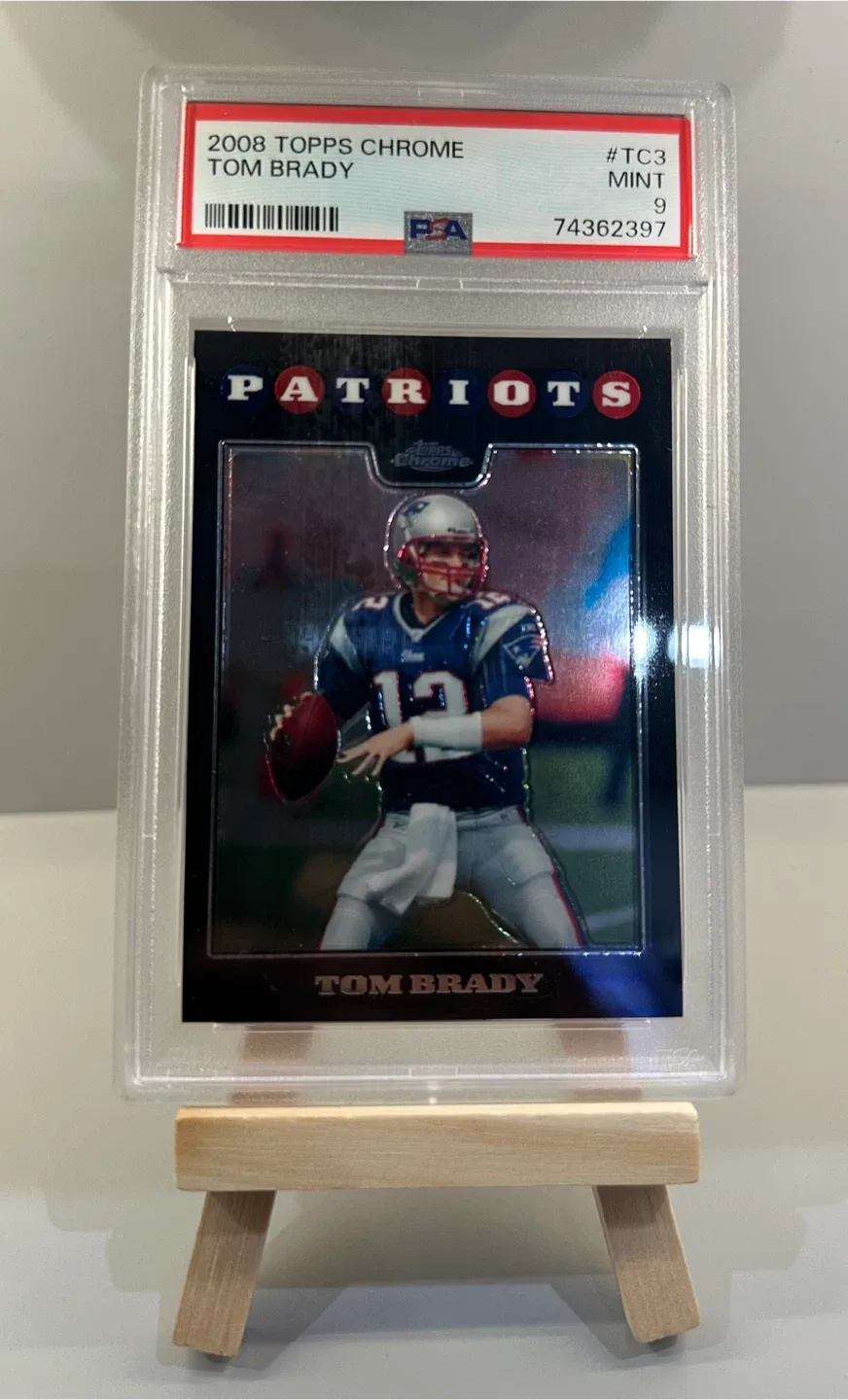 Tom Brady 2008 Topps Chrome #TC3 Football Card