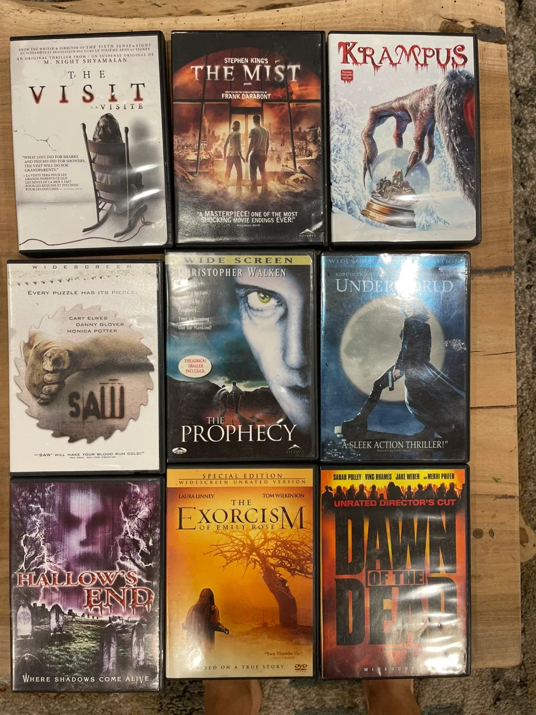 Horror Movie DVD Collection - Various Titles thumbnail