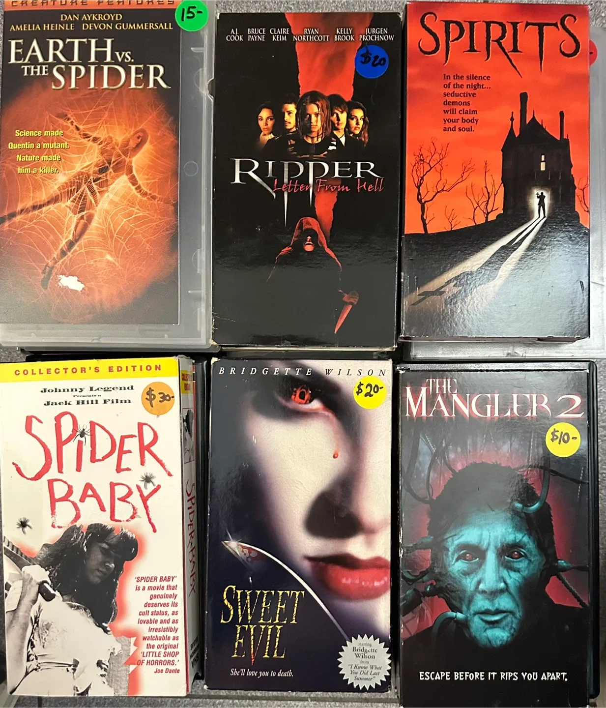 VHS Horror Movie Collection image indicator(4)