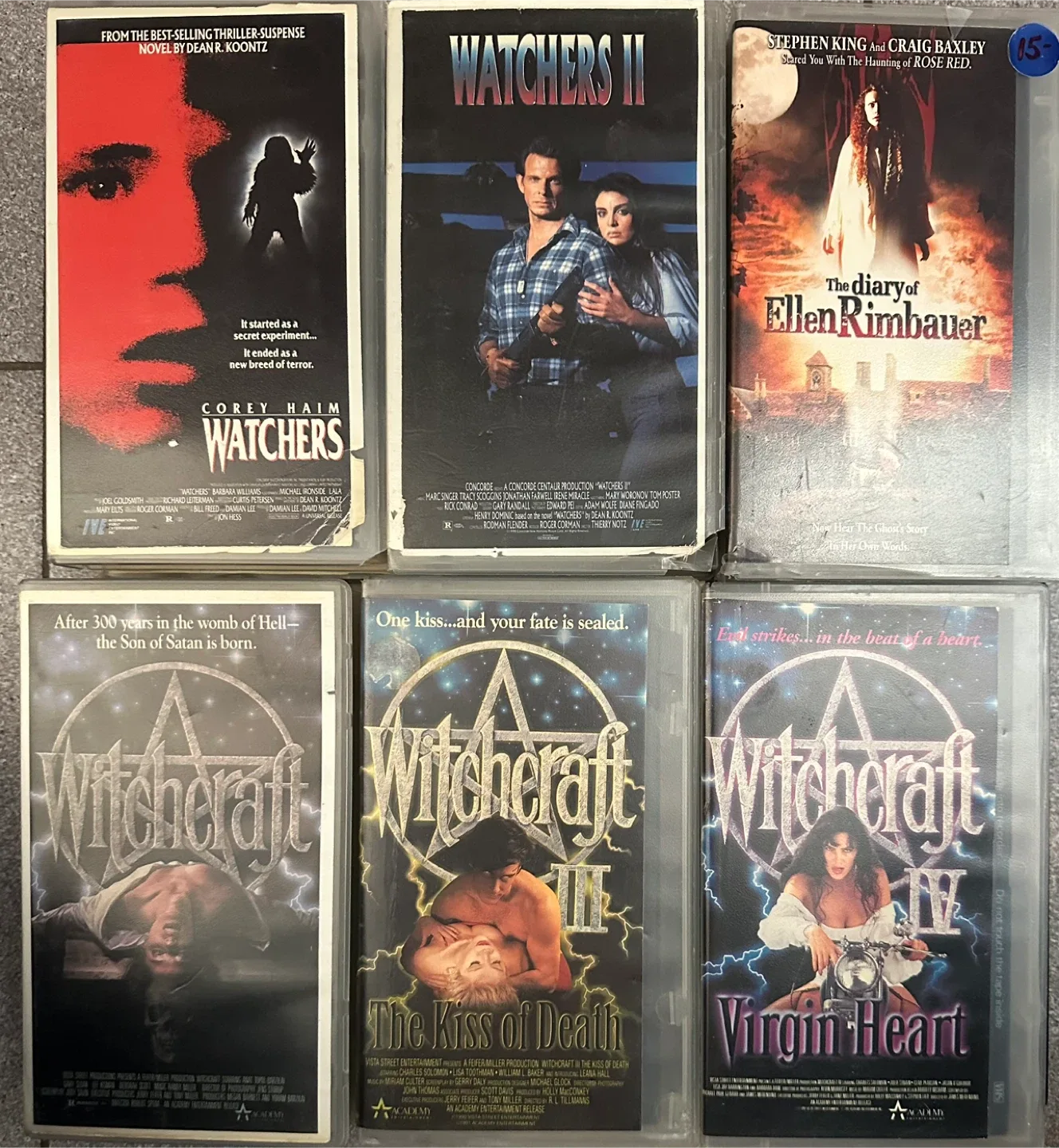 VHS Horror Movie Collection image indicator(2)