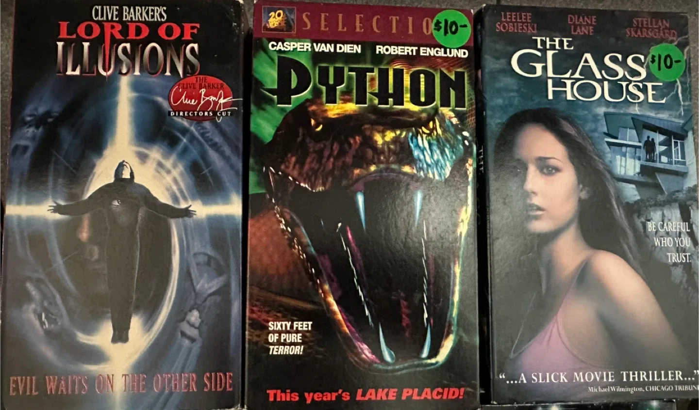 VHS Horror Movie Collection image indicator(7)