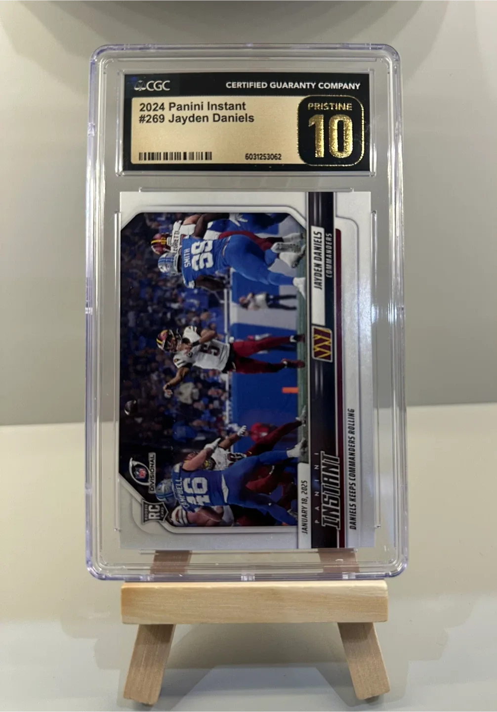 Jayden Daniels 2024 Panini Instant Football Card