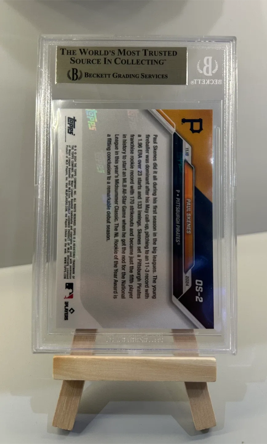 Paul Skenes 2024 Topps Now Rookie Card - Gem Mint 9.5 image indicator(2)