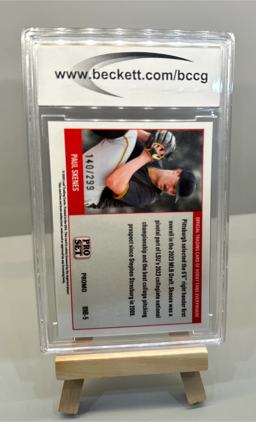 2024 Leaf Collective Paul Skenes Baseball Card image indicator(2)