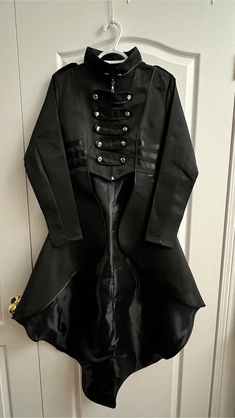 Cosplay - Steampunk vintage long coat women size Small image indicator(8)