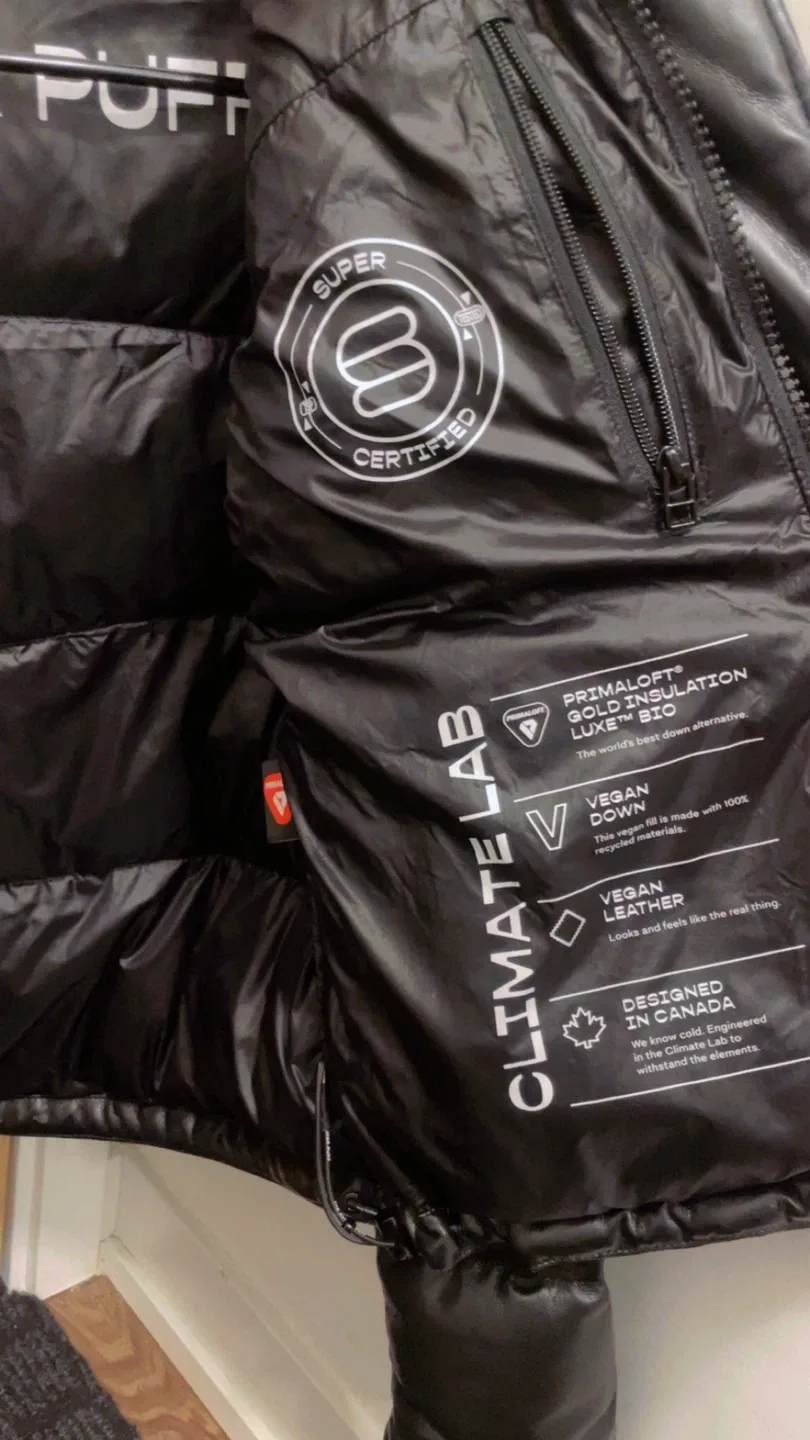 Aritzia The Super Puff Vegan Leather XS image indicator(4)