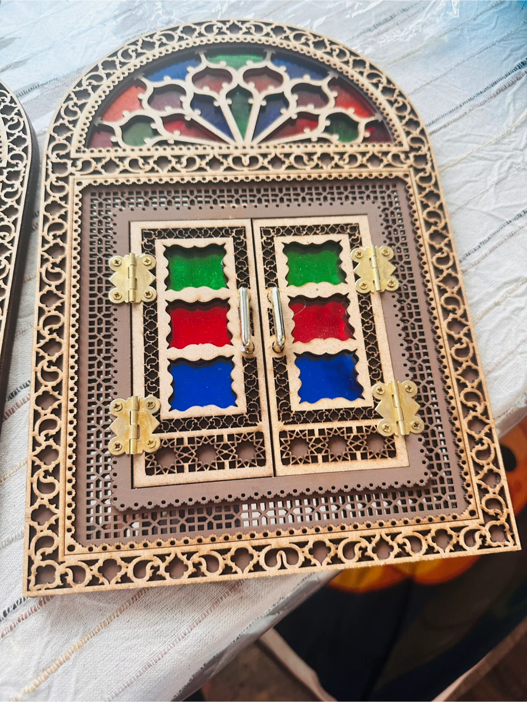 Decorative Wooden Window Mirror