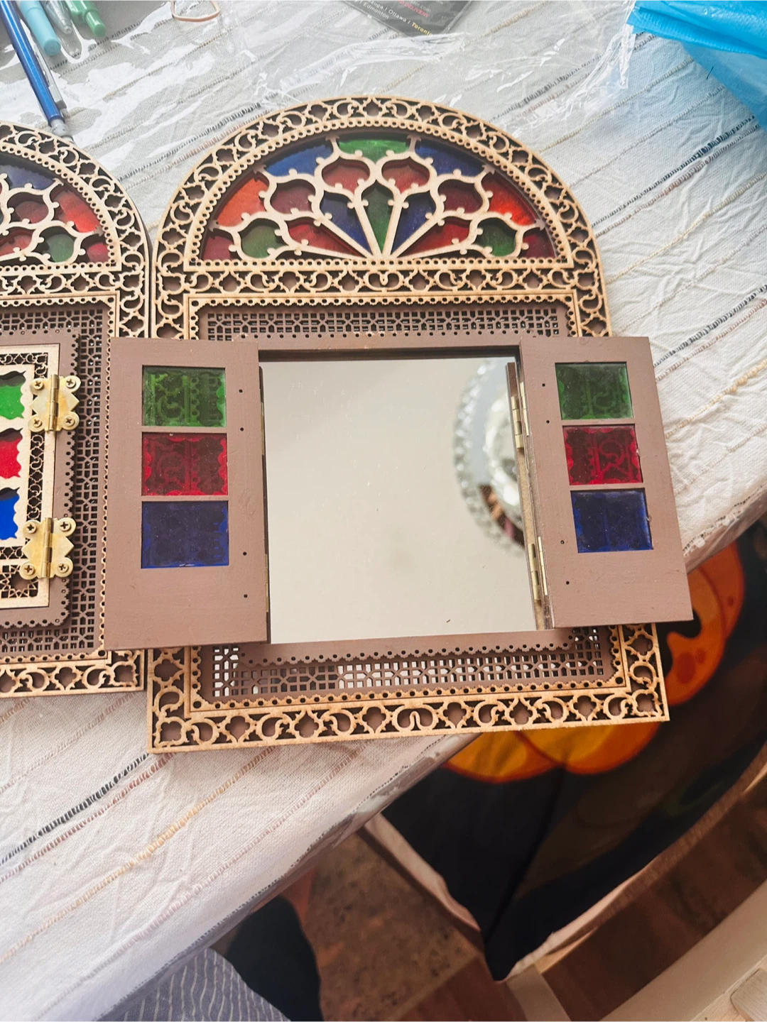 Decorative Wooden Window Mirror - photo 3