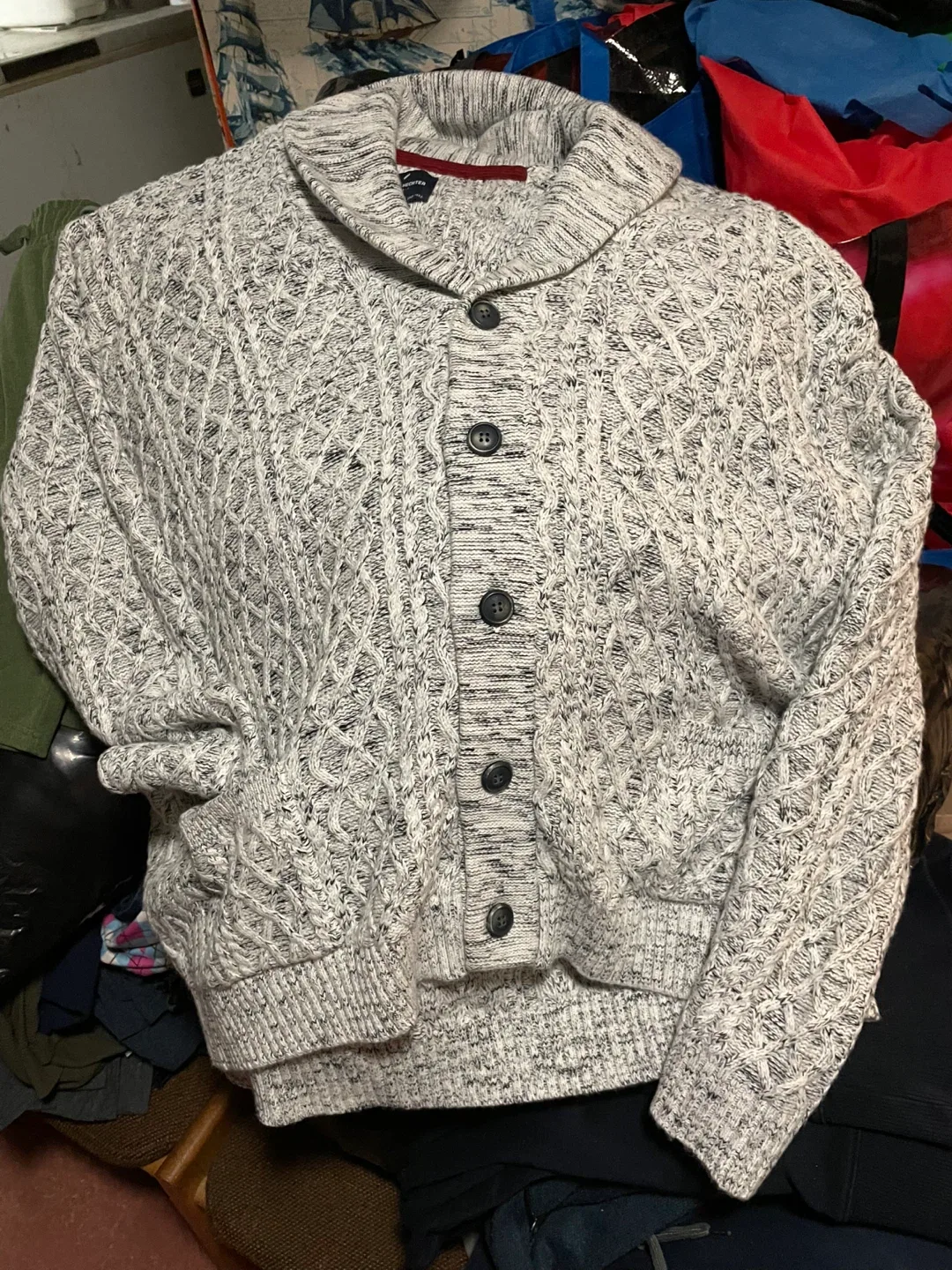 Daniel Hechter Cable Knit Cardigan thumbnail