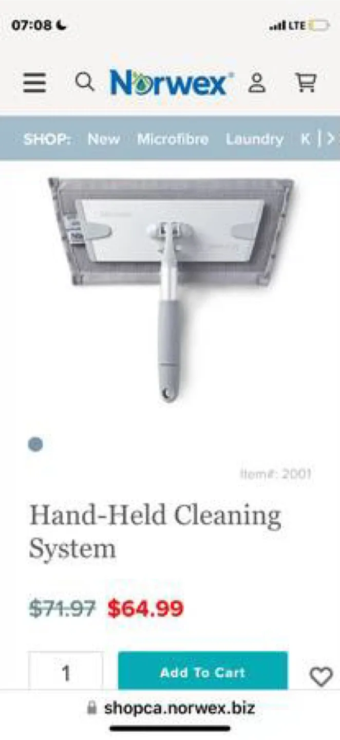 Norwex Hand-Held Cleaning System