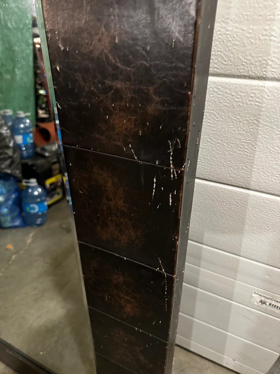Framed Mirror - Brown - photo 3