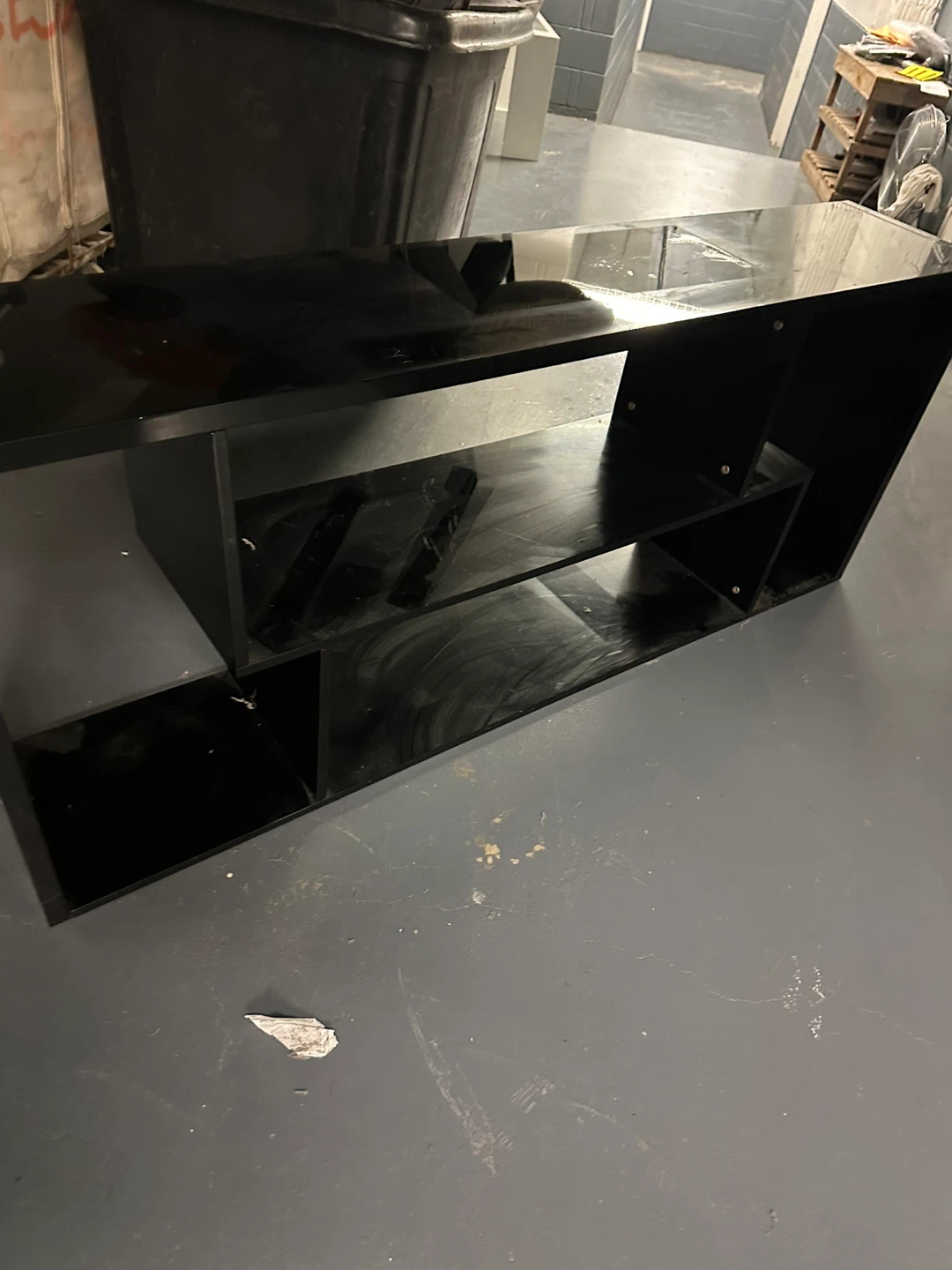 Black Shelf Unit