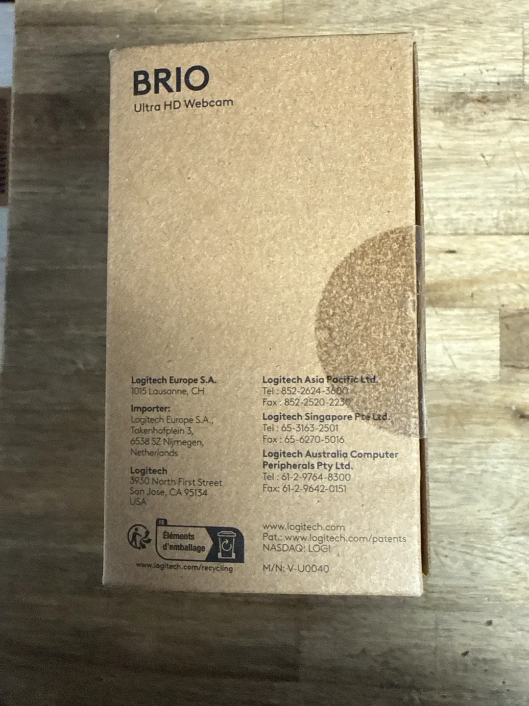 Logitech BRIO Ultra HD Webcam - New in Box! image indicator(2)