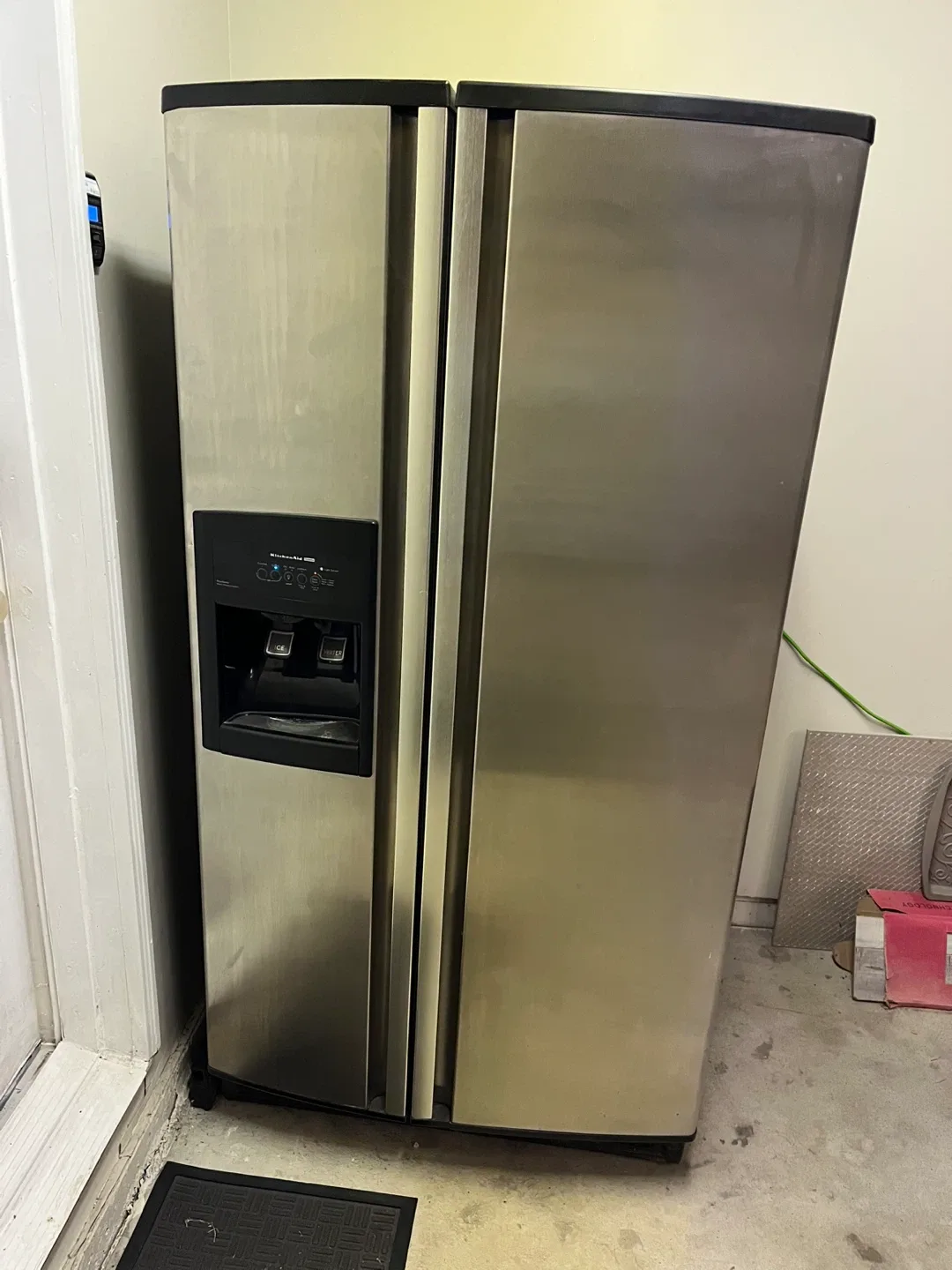 Kitchen Aid Side-by-Side Stainless Steel Refrigerator