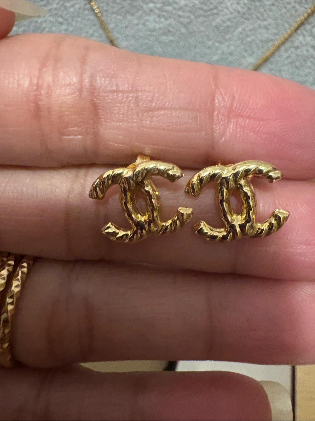 18K Real Gold Earrings - photo 4