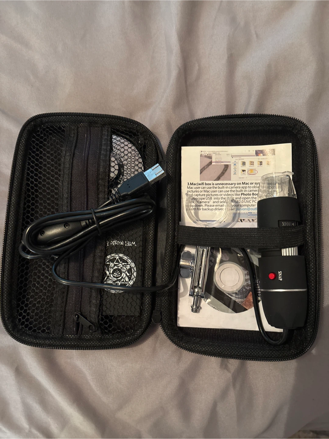 Jonson Digital wifi Microscope with Stand & Case