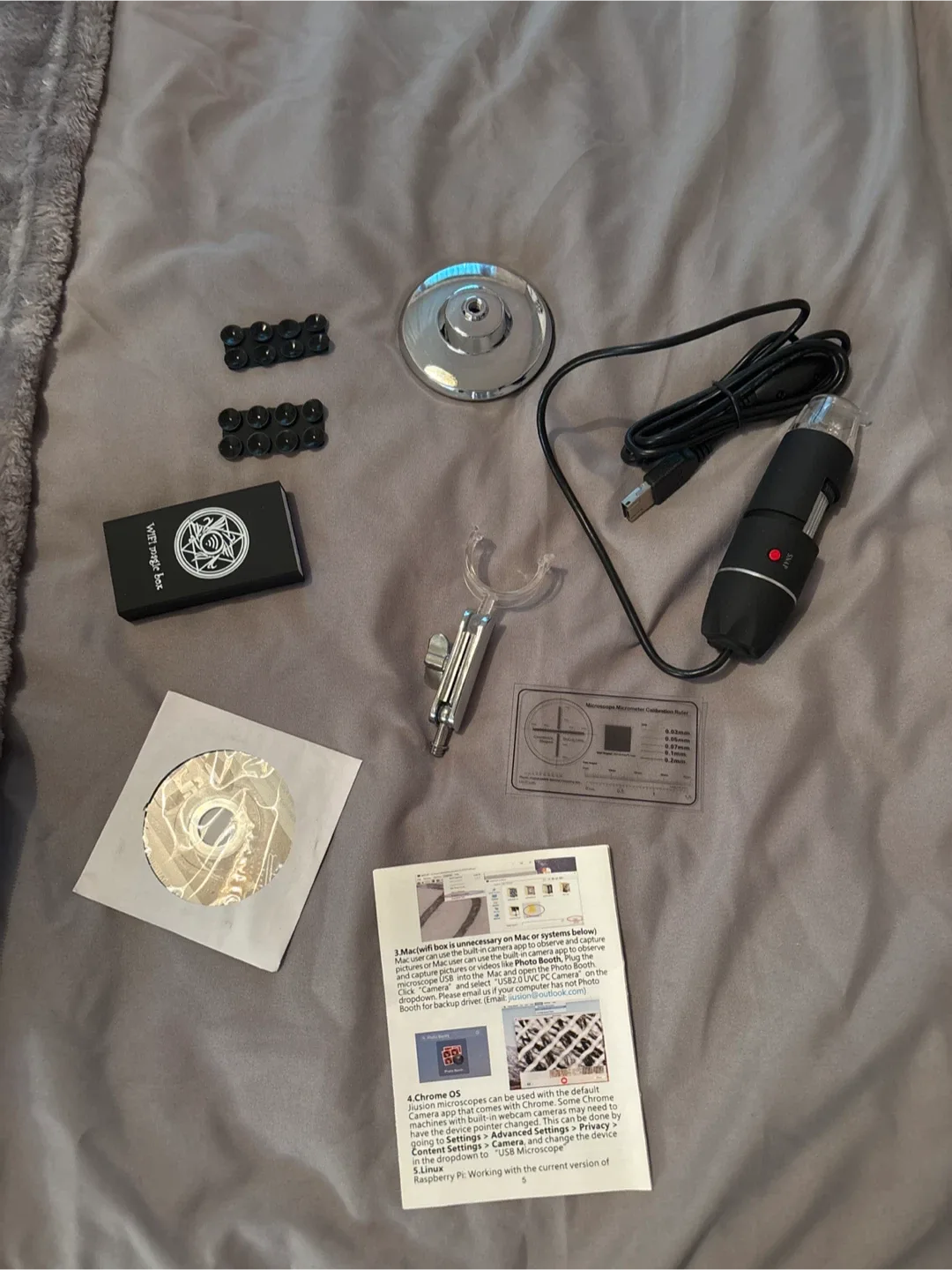 Jonson Digital wifi Microscope with Stand & Case image indicator(2)