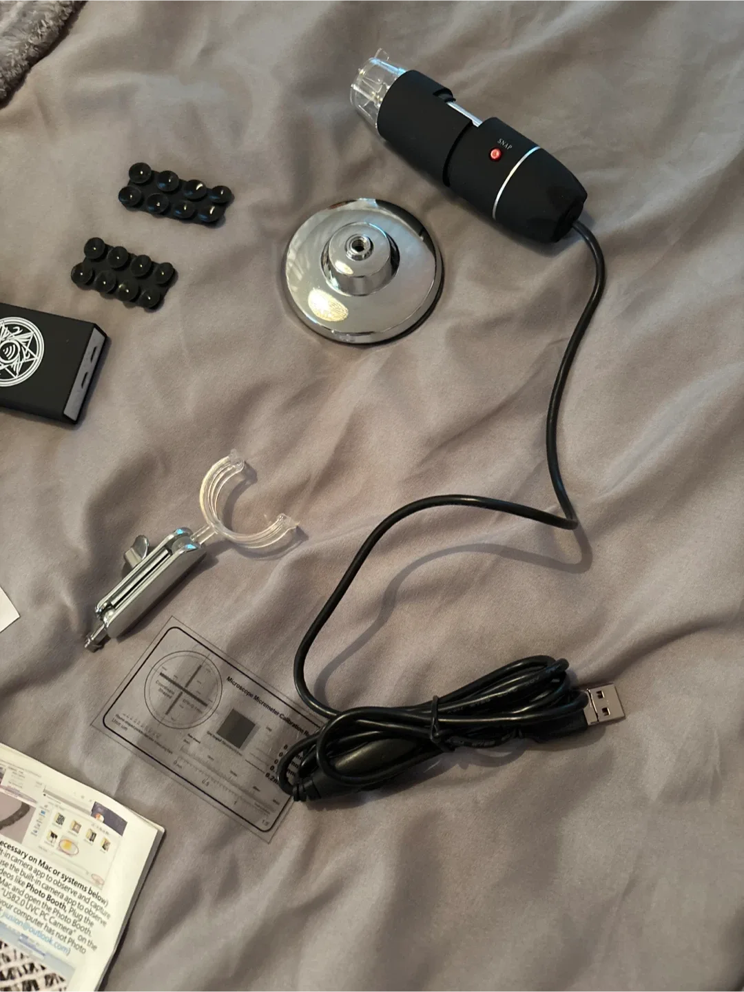 Jonson Digital wifi Microscope with Stand & Case image indicator(3)