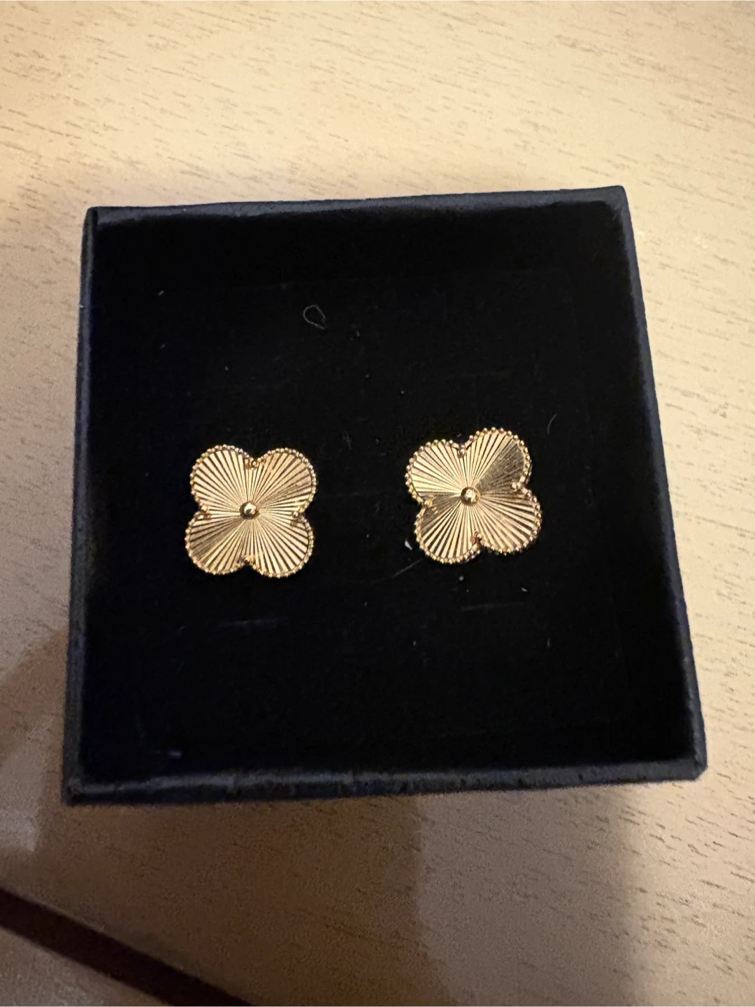 18K Real Gold Earrings