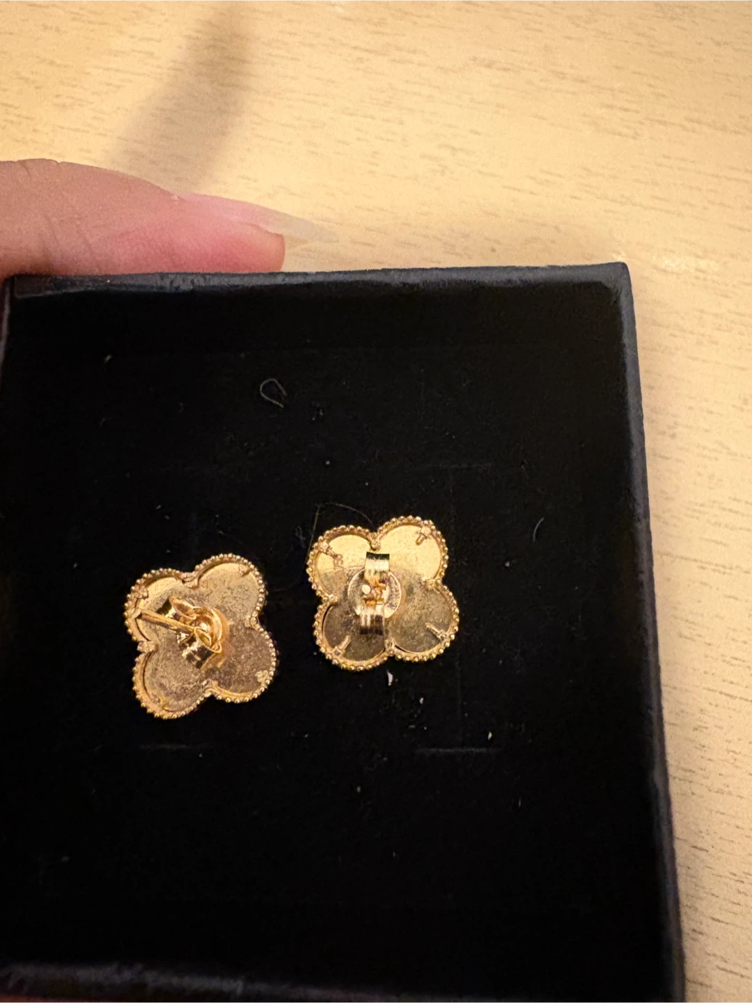 18K Real Gold Earrings - photo 3