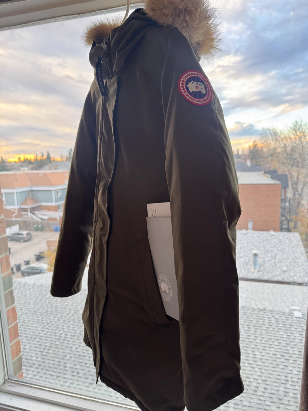 Canada Goose - Victoria Jacket Olive Green (XS) - photo 2