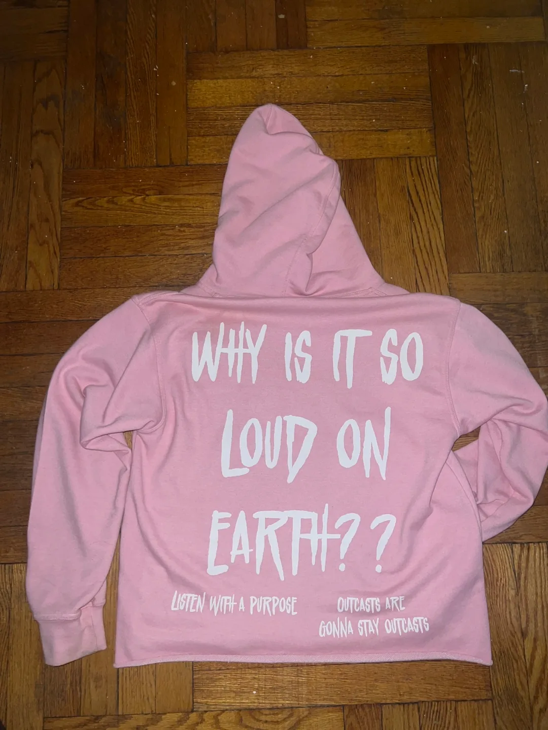 Outcast Living Pink Hoodie & Sweatpants Set image indicator(3)
