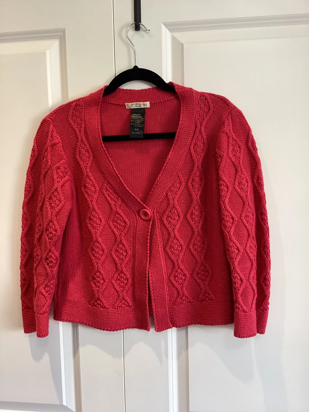 MARY by FIRENZE PINK CARDIGAN