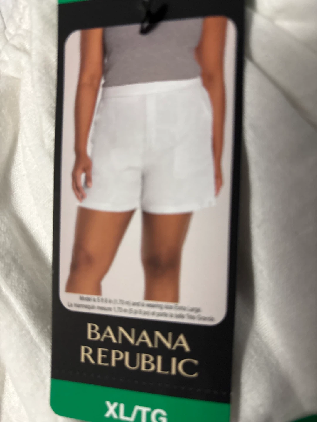 New Banana Republic XL Shorts - Blue & White - photo 2