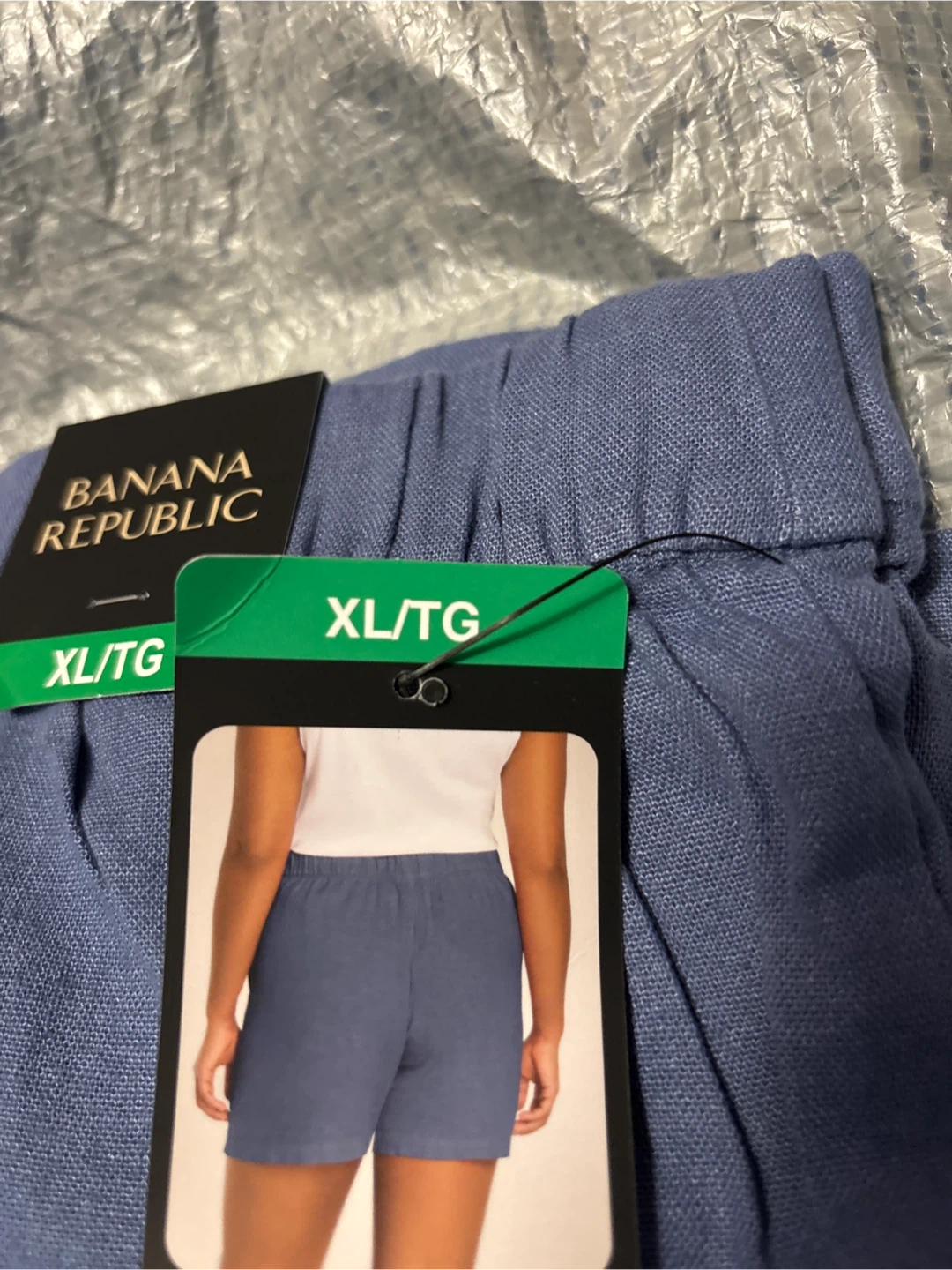 New Banana Republic XL Shorts - Blue & White - photo 3