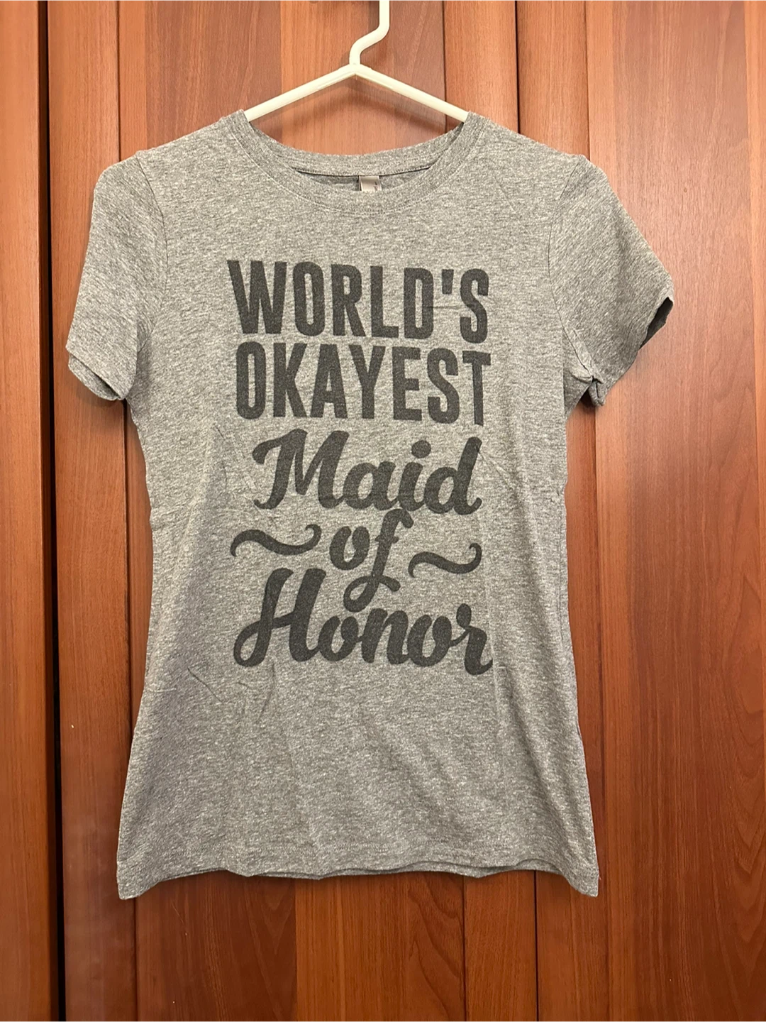 Okayest maid of honor tshirt