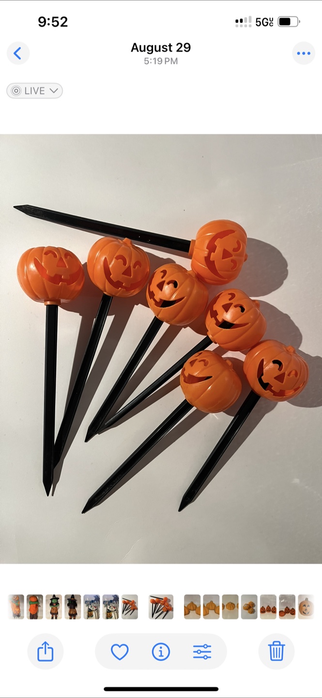 Halloween Pumpkin Picks