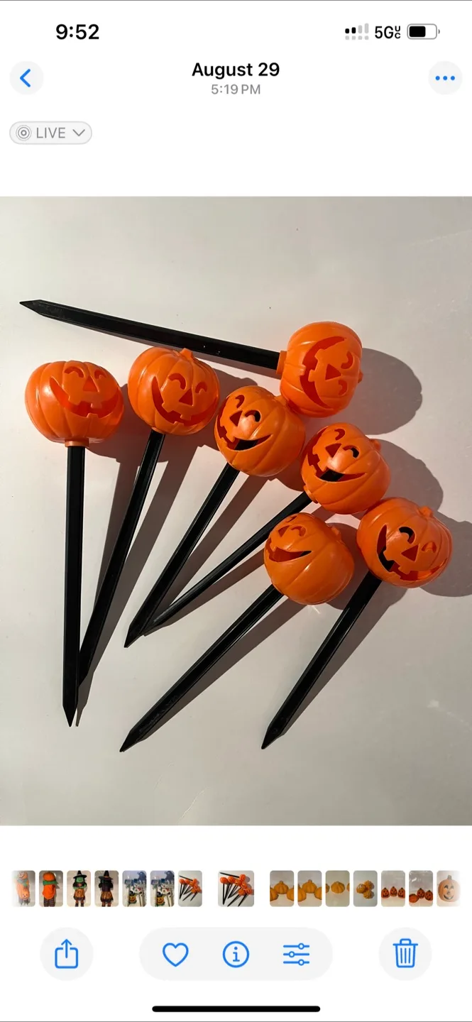 Halloween Pumpkin Picks