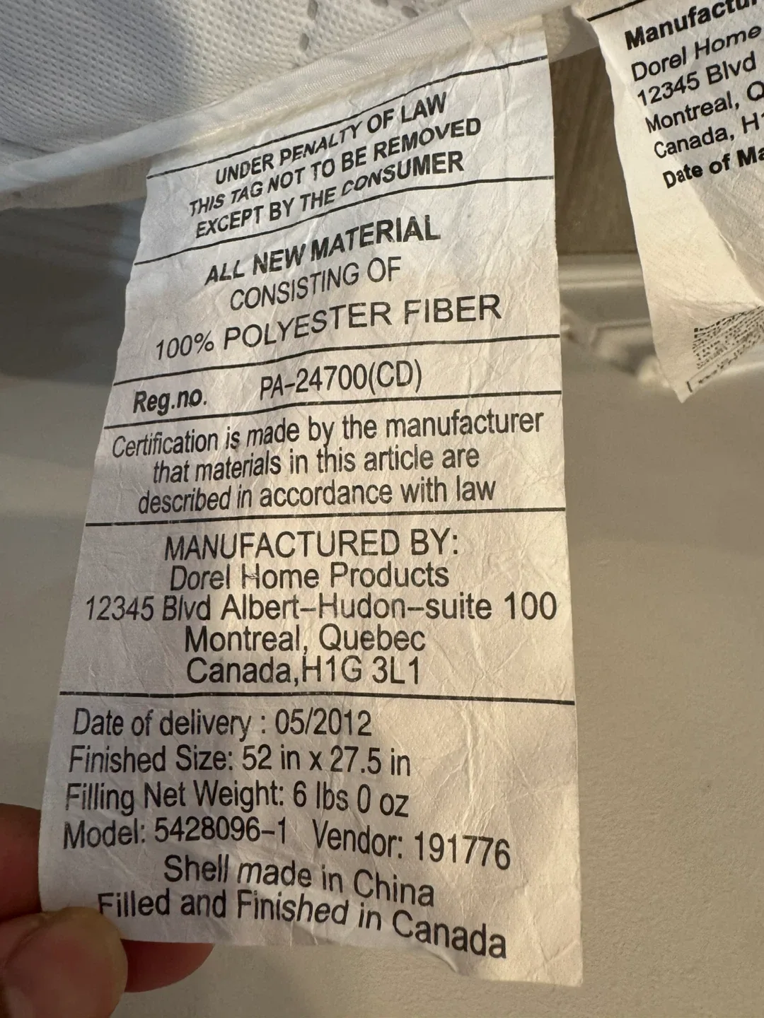 Safety 1st Toddler Mattress - 52 x 27.5 inches image indicator(3)