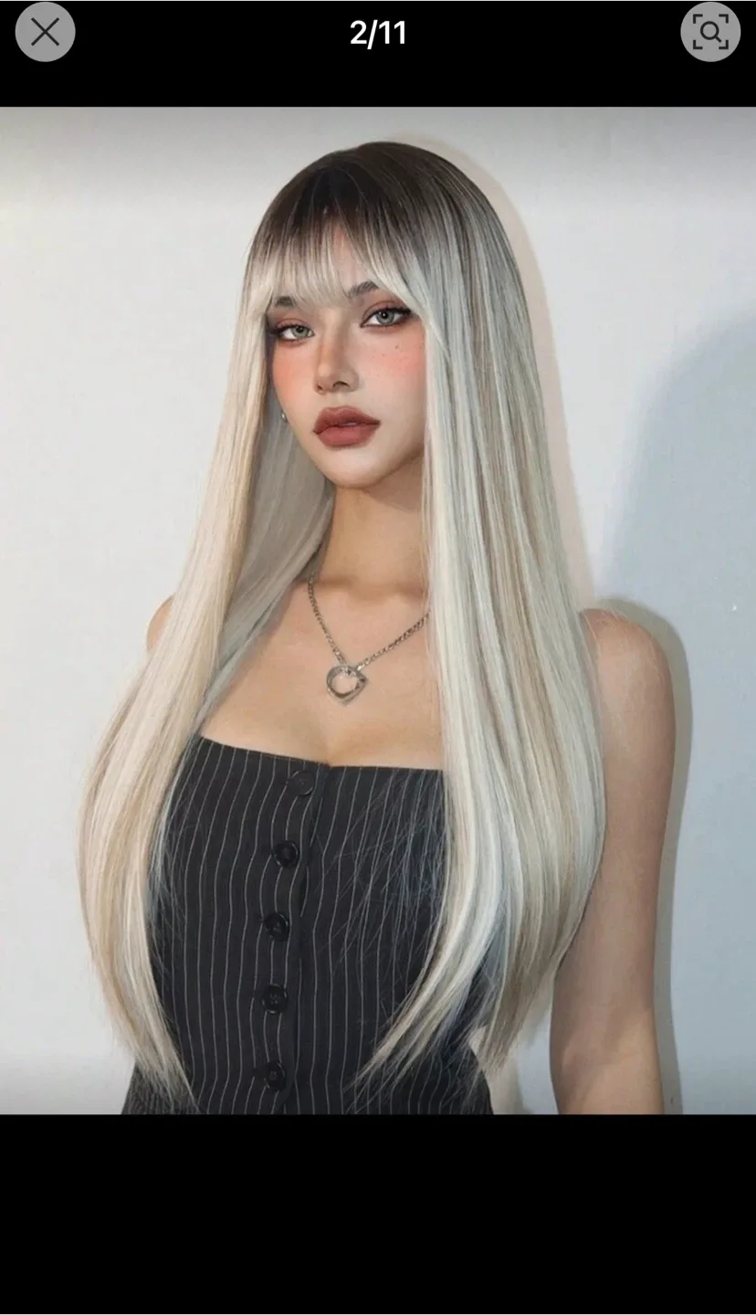 28 Inch Blonde Wig with Seven Mesh Caps thumbnail