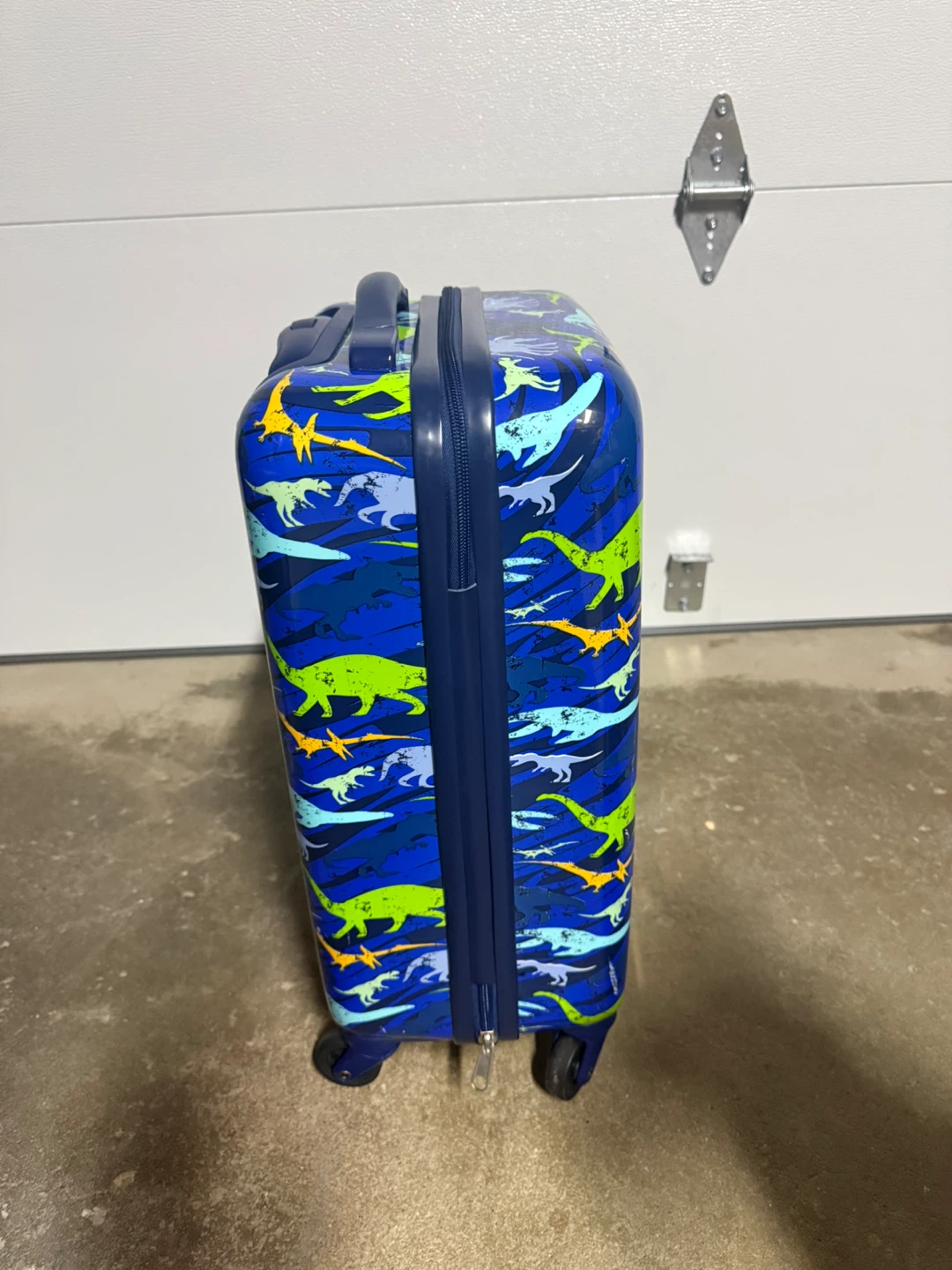 Dinosaur Print Kids Rolling Suitcase - photo 3