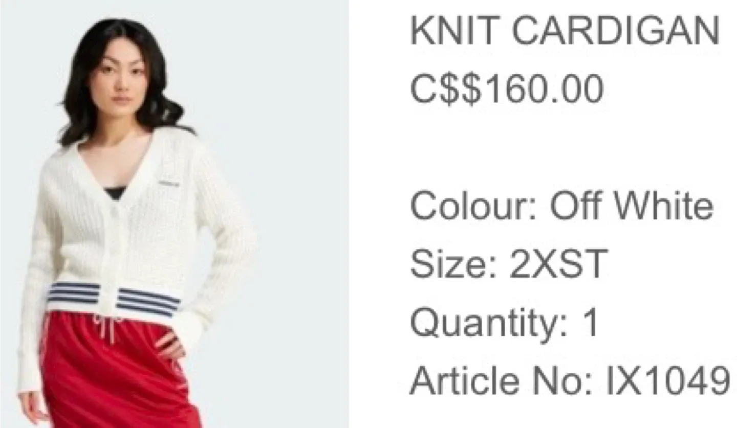 Adidas Women's Cropped Cardigan image indicator(7)