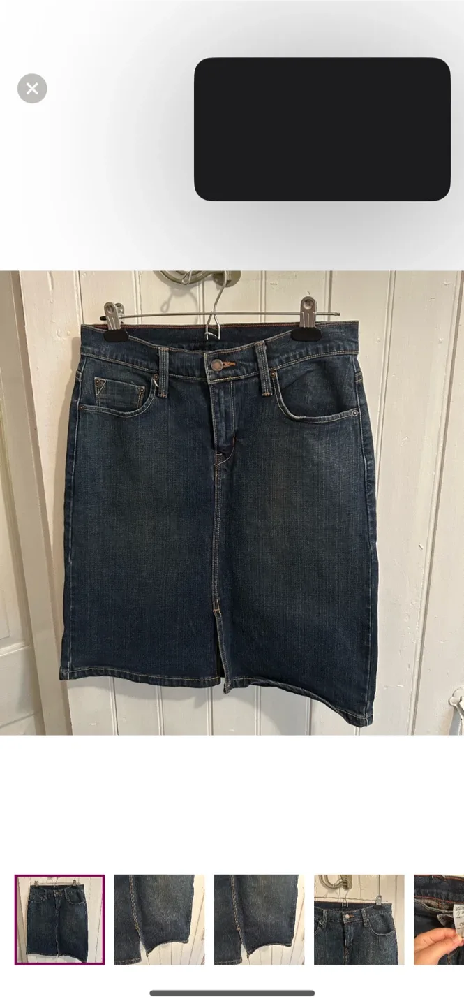 Levi Strauss Denim Skirt Size 8 thumbnail