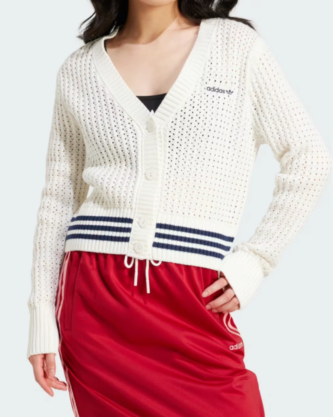 Adidas Women's Cropped Cardigan