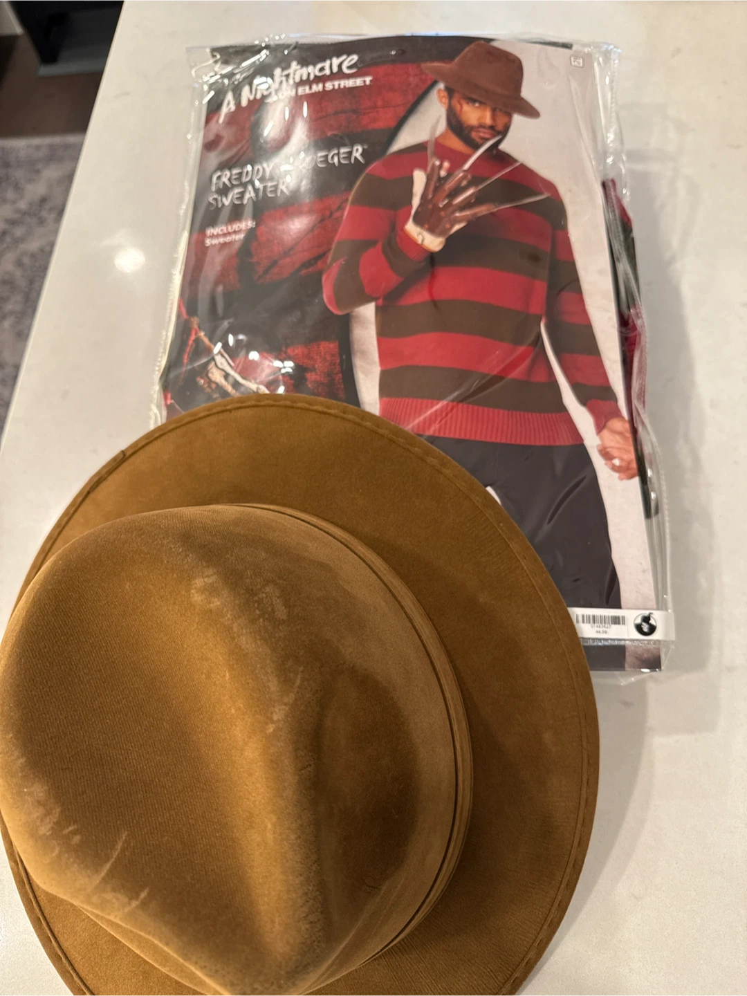 Freddy Krueger Sweater Costume - Adult Small