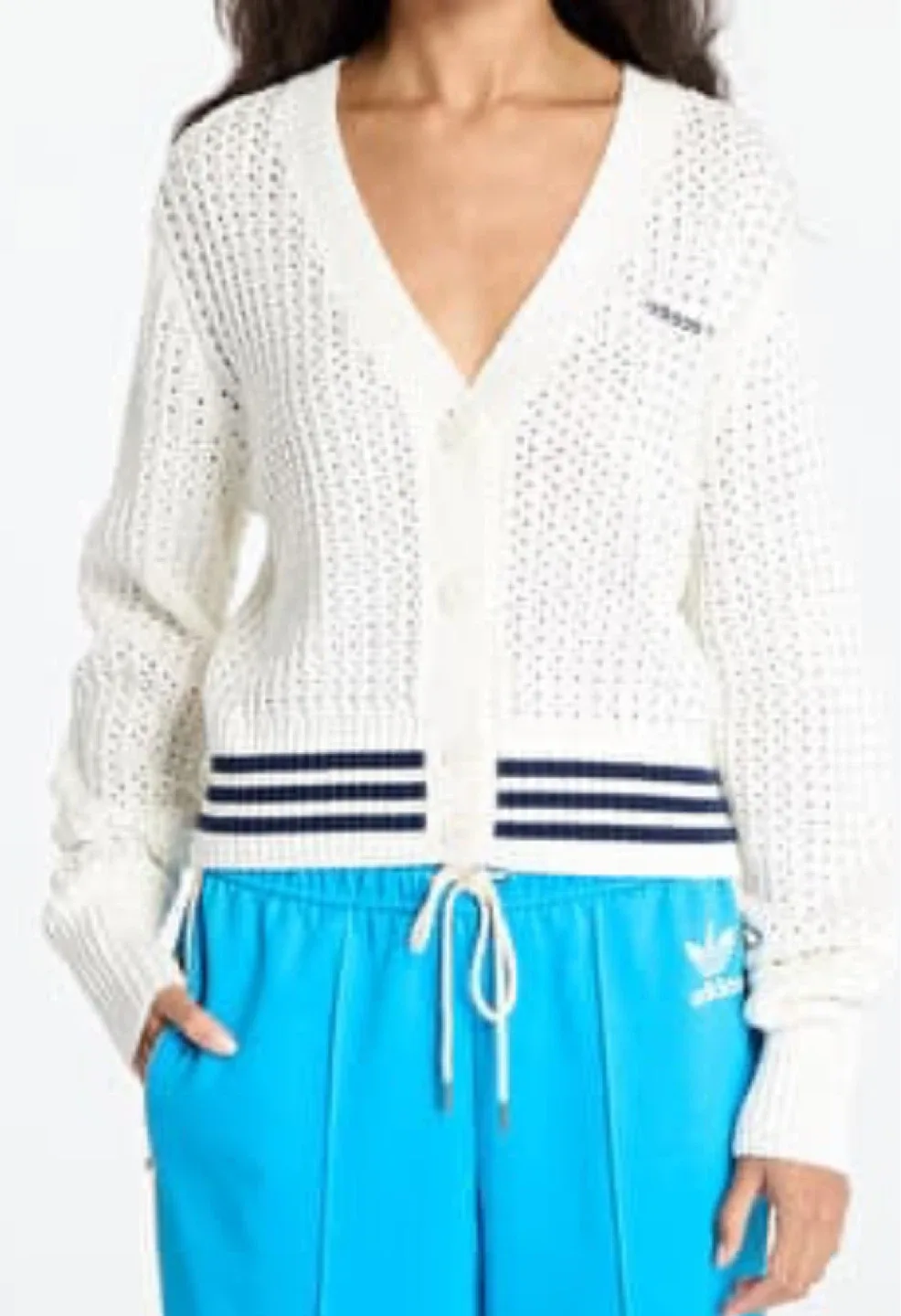 Adidas Women's Cropped Cardigan image indicator(5)