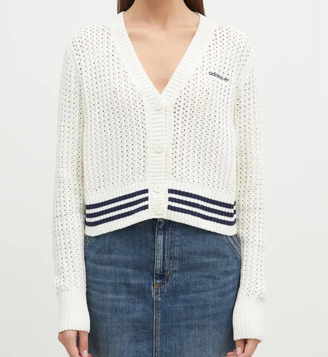 Adidas Women's Cropped Cardigan image indicator(6)