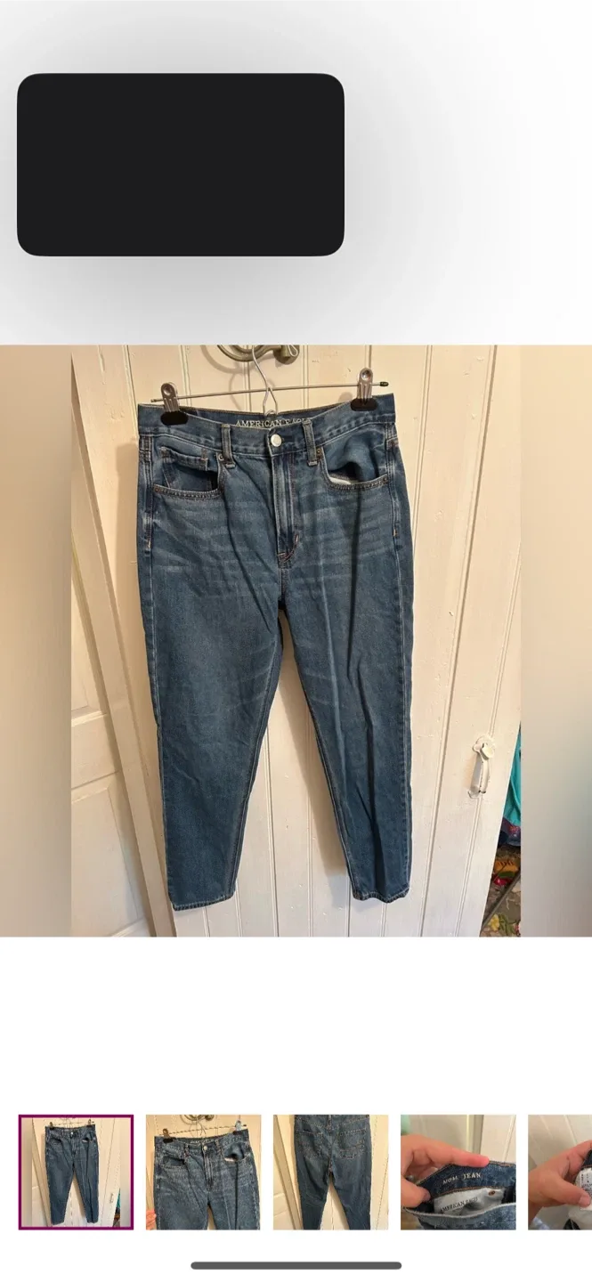 American Eagle Mom Jeans - Size 6 thumbnail