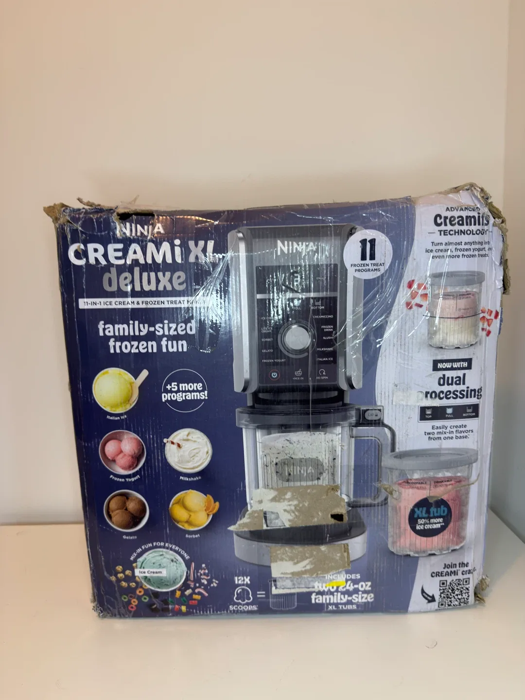 Ninja CREAMi Deluxe 11-in-1 Ice Cream and Frozen Treat Maker thumbnail
