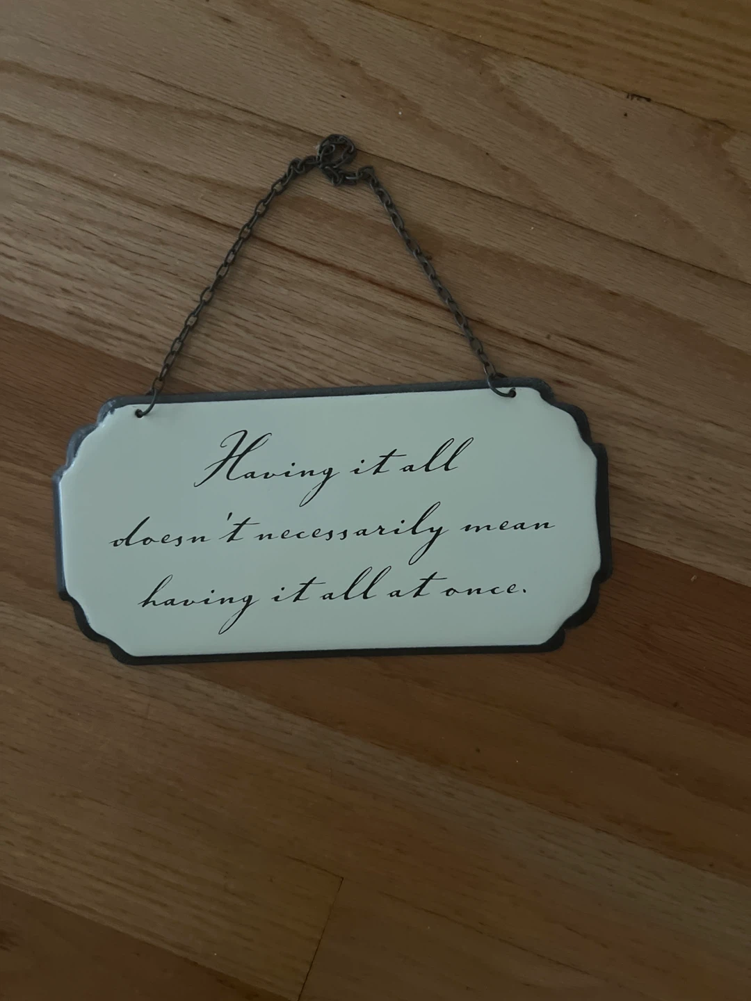 Hanging Decorative Sign