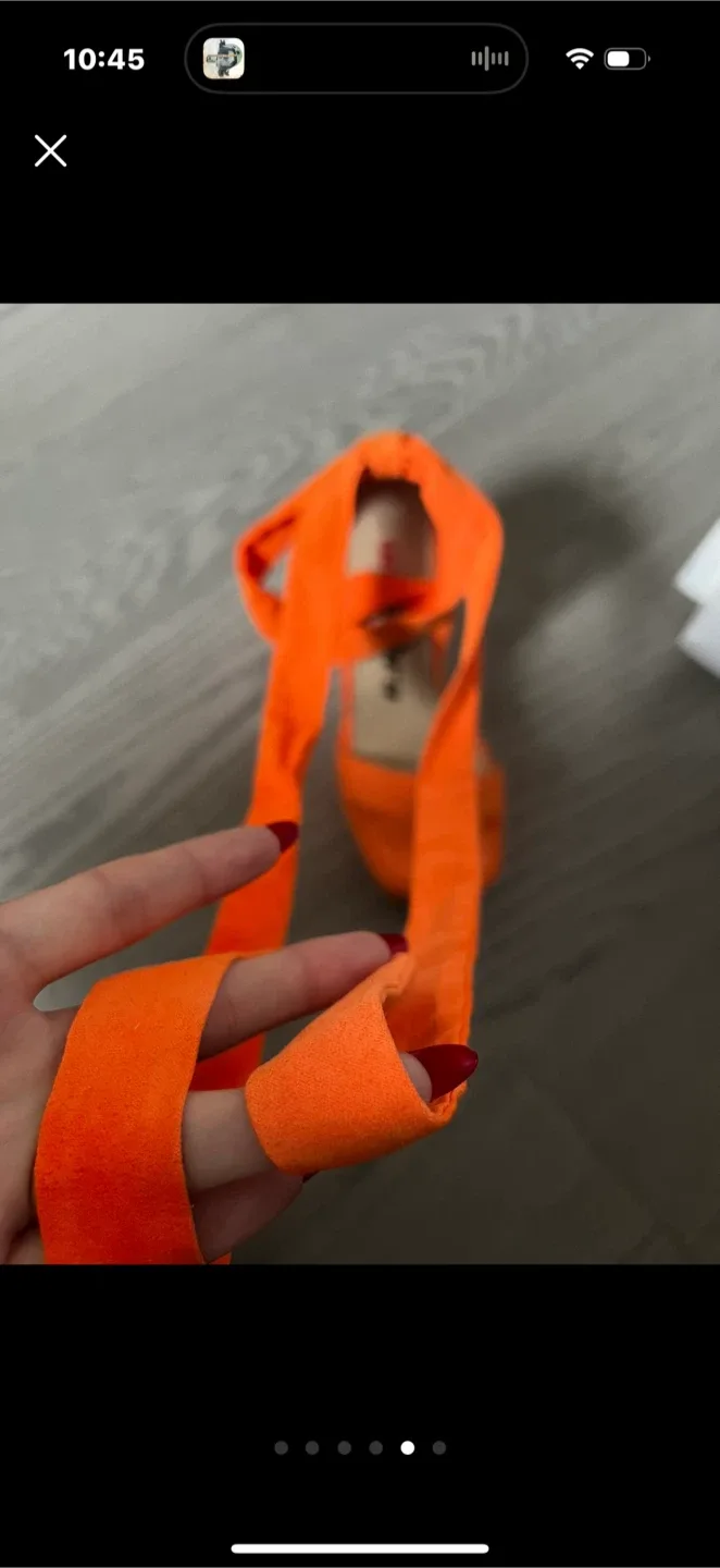 Orange Platform Heels image indicator(2)