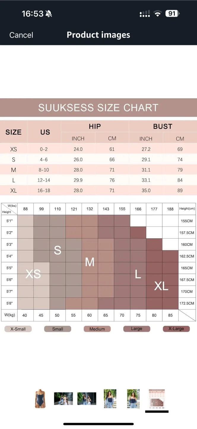 Suuksess Blue Bodysuit - Size XS image indicator(3)