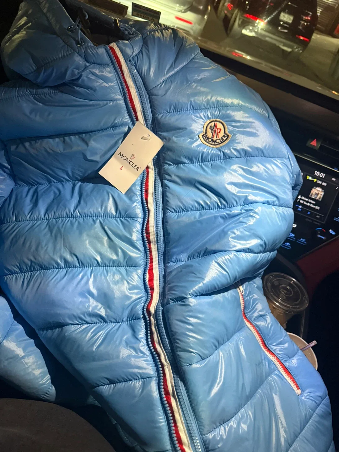 Moncler Puffer Jacket, Size L