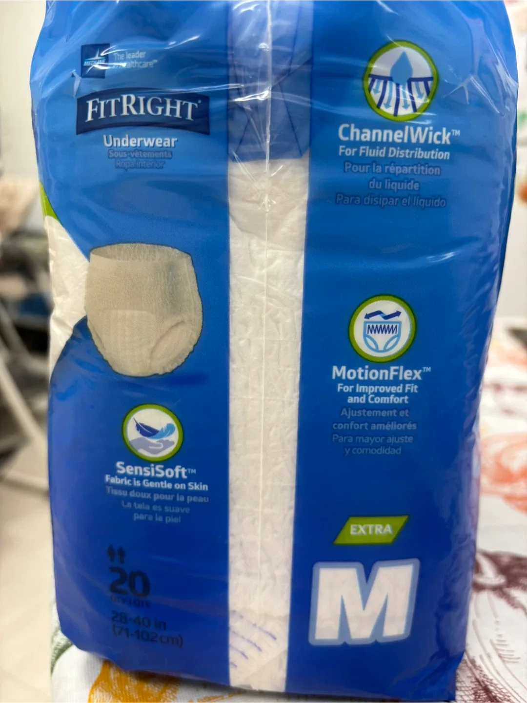 FitRight Underwear - Incontinence Size M (28-40 in) image indicator(3)