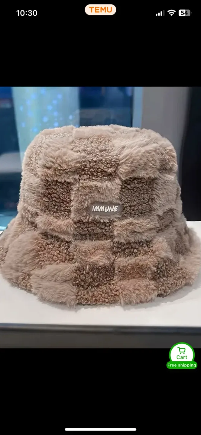 Immune Fuzzy Bucket Hat - Beige