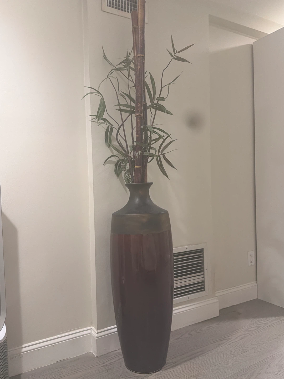 Tall Decorative Bamboo Plant in Vase - photo 2